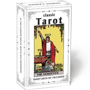 Classic Tarot Cards for Beginners - 78 Card Set, Learning Tarot Deck with Meanings, No Guide Book Needed, Fortune Telling Game (Black) Classic Tarot Cards for Beginners - 78 Card Set, Learning Tarot Deck with Meanings, No Guide Book Needed, Fortune Telling Game (Black)