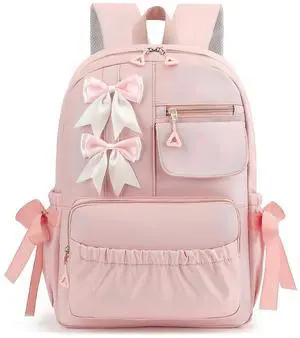 Kids School Backpack for Girls Cute Kawaii Bookbag with Bows Kids School Backpack for Girls Cute Kawaii Bookbag with Bows