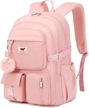 Laptop Backpack 15.6 Inch Kids Elementary Middle High School Bag College Backpacks Anti Theft Travel Back Pack Large Bookbags for Teens Girls Women Students (Pink) Laptop Backpack 15.6 Inch Kids Elementary Middle High School Bag College Backpacks Anti Theft Travel Back Pack Large Bookbags for Teens Girls Women Students (Pink)