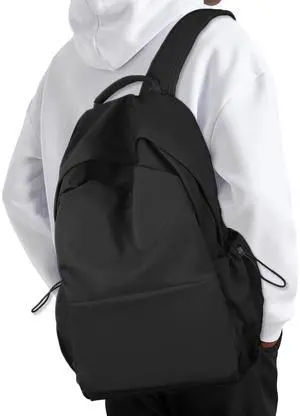 Laptop Backpack for Men Women Travel Fits 15.6 Inch Notebook, Black Laptop Backpack for Men Women Travel Fits 15.6 Inch Notebook, Black