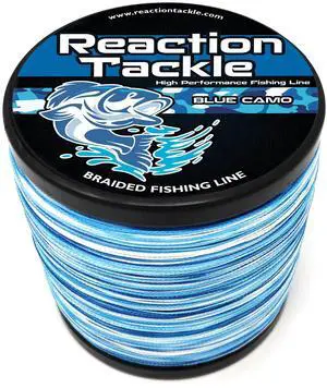 Braided Fishing Line - Pro Grade Power Performance for Saltwater or Freshwater Fish - Colored Fishing Line Braid for Extra Visibility - Blue Camouflage 10 Lb (150 Yards) Braided Fishing Line - Pro Grade Power Performance for Saltwater or Freshwater Fish - Colored Fishing Line Braid for Extra Visibility - Blue Camouflage 10 Lb (150 Yards)