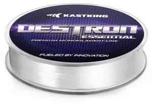 Destron Essential Mono Fishing Line, 4LB, 300Yds, Ghost Clear Destron Essential Mono Fishing Line, 4LB, 300Yds, Ghost Clear