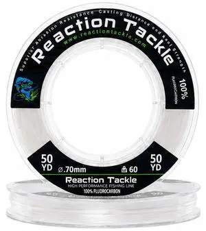 100% Pure Fluorocarbon Fishing Line - High Strength, Abrasion-Resistant, Fast-Sinking, Virtually Invisible - Saltwater and Freshwater Leader Line - Clear - 10LB 50 Yards 100% Pure Fluorocarbon Fishing Line - High Strength, Abrasion-Resistant, Fast-Sinking, Virtually Invisible - Saltwater and Freshwater Leader Line - Clear - 10LB 50 Yards