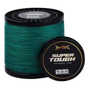 Super Tough Braided Fishing Line 30 pounds Test Moss Green 30LB (150 Yards) - 4 Strands Super Tough Braided Fishing Line 30 pounds Test Moss Green 30LB (150 Yards) - 4 Strands