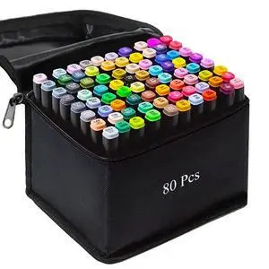 Alcohol Markers, 80 Colors Art Drawing Markers Set for Kids Adults Alcohol Markers, 80 Colors Art Drawing Markers Set for Kids Adults