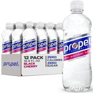 Black Cherry, Zero Calorie Sports Drinking Water with Electrolytes and Vitamins C&E, 16.9 Fl Oz (12 Count) Black Cherry, Zero Calorie Sports Drinking Water with Electrolytes and Vitamins C&E, 16.9 Fl Oz (12 Count)