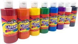 Washable Classic Paint Bulk Pack 8ct, Assorted Colors 4oz each bottle Washable Classic Paint Bulk Pack 8ct, Assorted Colors 4oz each bottle