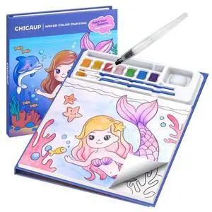 Paint with Water Coloring Books for Kids, Mess Free Watercolor Painting Kit Painting Activity for Kids Ages 3-5 4-8, Arts Crafts Drawing Gift Toy for Boy Girl Paint with Water Coloring Books for Kids, Mess Free Watercolor Painting Kit Painting Activity for Kids Ages 3-5 4-8, Arts Crafts Drawing Gift Toy for Boy Girl