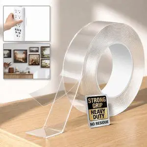 Double Sided Tape Heavy Duty, Clear Mounting Tape 1.18in x 10ft Double Sided Tape Heavy Duty, Clear Mounting Tape 1.18in x 10ft