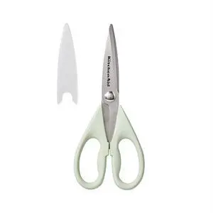 All Purpose Kitchen Shears with Protective Sheath Durable Stainless Steel Scissors, Dishwasher Safe, Soft Grip Comfort Handle, 8.72 Inch, Pistachio All Purpose Kitchen Shears with Protective Sheath Durable Stainless Steel Scissors, Dishwasher Safe, Soft Grip Comfort Handle, 8.72 Inch, Pistachio