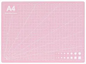A4 Self-Healing Cutting Mat, Double-Sided Craft Mat with Grid Lines, Precision Rotary Cutting Board for Office Desk, Art Craft, Sewing, Hobby, and DIY Projects - 9x12 Inches A4 Self-Healing Cutting Mat, Double-Sided Craft Mat with Grid Lines, Precision Rotary Cutting Board for Office Desk, Art Craft, Sewing, Hobby, and DIY Projects - 9x12 Inches