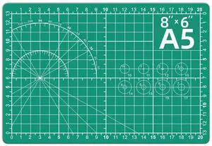 8in×6in Cutting Mat, A5 Cutting Mat for Sewing, Fabric Craft Mat 8in×6in Cutting Mat, A5 Cutting Mat for Sewing, Fabric Craft Mat