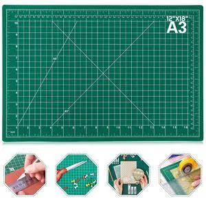Self Healing Sewing Mat, 12inch x 18inch Rotary Cutting Mat Double Sided 5-Ply Craft Cutting Board for Sewing Crafts Hobby Fabric Precision Scrapbooking Project Self Healing Sewing Mat, 12inch x 18inch Rotary Cutting Mat Double Sided 5-Ply Craft Cutting Board for Sewing Crafts Hobby Fabric Precision Scrapbooking Project