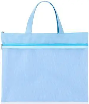 Mesh Zipper Pouch with Handle - Reusable Double Pocket File Bag Mesh Zipper Pouch with Handle - Reusable Double Pocket File Bag