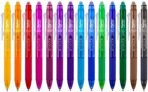 Erasable Gel Pens Clicker, 14 Classic Colors, 0.7mm Fine Point Pens Erasable Gel Pens Clicker, 14 Classic Colors, 0.7mm Fine Point Pens