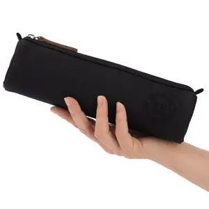 Small Pencil Case Pencil Pouch Stationery Pen Bag Office Supplies for Girls Women-Black Small Pencil Case Pencil Pouch Stationery Pen Bag Office Supplies for Girls Women-Black
