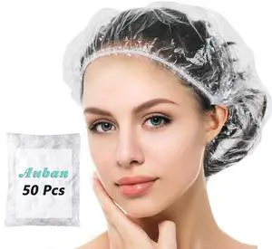 50 PCS Shower Cap Disposable,Bath Caps Larger Thick Clear Waterproof Plastic Elastic Hair Bath Caps For Women Hotel Travel Essentials Accessories Deep Conditioning Hair Care(19.3") 50 PCS Shower Cap Disposable,Bath Caps Larger Thick Clear Waterproof Plastic Elastic Hair Bath Caps For Women Hotel Travel Essentials Accessories Deep Conditioning Hair Care(19.3")
