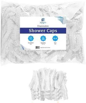 200Pcs Disposable Shower Caps Thick & Waterproof Plastic Hair Caps with Super Elasticity - Perfect for Shower Protection, Salon Treatments, Spa Sessions, Home Use & Hygiene Purposes 200Pcs Disposable Shower Caps Thick & Waterproof Plastic Hair Caps with Super Elasticity - Perfect for Shower Protection, Salon Treatments, Spa Sessions, Home Use & Hygiene Purposes