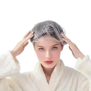 200PCS Disposable Shower Caps, Plastic Clear Hair Cap Large Thick Waterproof Bath Caps for Women & Men Unisex Reusable Travel Essentials for Deep Conditioning, Hair Treatment, Hotel, Spa, and Home Use 200PCS Disposable Shower Caps, Plastic Clear Hair Cap Large Thick Waterproof Bath Caps for Women & Men Unisex Reusable Travel Essentials for Deep Conditioning, Hair Treatment, Hotel, Spa, and Home Use