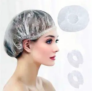 100 PCS Disposable Shower Caps Thickened Waterproof Hair Bath Caps for Women Men Girls Travel Spa Hotel Home Use Salon - Multi-Purpose Elastic Plastic Clear Shower Caps, Essentials Accessories(20.5") 100 PCS Disposable Shower Caps Thickened Waterproof Hair Bath Caps for Women Men Girls Travel Spa Hotel Home Use Salon - Multi-Purpose Elastic Plastic Clear Shower Caps, Essentials Accessories(20.5")