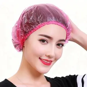 200 PCS Disposable Shower Caps Thickened Waterproof Hair Bath Caps for Women Men Girls Travel Spa Hotel Home Use Salon - Multi-Purpose Elastic Plastic Shower Caps, Essentials Accessories 18.1" (Pink) 200 PCS Disposable Shower Caps Thickened Waterproof Hair Bath Caps for Women Men Girls Travel Spa Hotel Home Use Salon - Multi-Purpose Elastic Plastic Shower Caps, Essentials Accessories 18.1" (Pink)