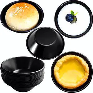12-Pack 3.27 Inch Egg Tart Mold Mini Pies Cupcake Bread Muffin Pan Nonstick Carbon Steel Round Oven Baking Mousse Quiche and Desserts Mould 12-Pack 3.27 Inch Egg Tart Mold Mini Pies Cupcake Bread Muffin Pan Nonstick Carbon Steel Round Oven Baking Mousse Quiche and Desserts Mould