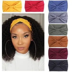 8 Pack Wide Non-Slip Boho Women's Headband - Elastic Large African Turban Headwrap Ideal for Yoga,Workouts,Running - Non-Slip Design for Women 8 Pack Wide Non-Slip Boho Women's Headband - Elastic Large African Turban Headwrap Ideal for Yoga,Workouts,Running - Non-Slip Design for Women