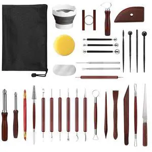 Clay Tools Clay Sculpting Kit Modeling Carving Tools Set for Pottery Clay Clay Tools Clay Sculpting Kit Modeling Carving Tools Set for Pottery Clay