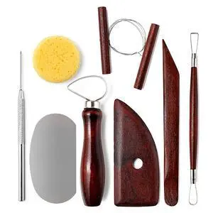 8-Piece Clay Sculpting Tools Set Perfect for Polymer Air Dry Modeling Clay Beginners & Professionals Ideal for DIY Pottery & Ceramics Tools for Clay Sculpey Sculpting & Crafting 8-Piece Clay Sculpting Tools Set Perfect for Polymer Air Dry Modeling Clay Beginners & Professionals Ideal for DIY Pottery & Ceramics Tools for Clay Sculpey Sculpting & Crafting