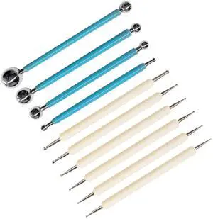 10Pcs Dotting Tools, Ball End Dot Art Tools for Rock Painting, Pottery Clay Modeling Embossing Art Mandala 10Pcs Dotting Tools, Ball End Dot Art Tools for Rock Painting, Pottery Clay Modeling Embossing Art Mandala