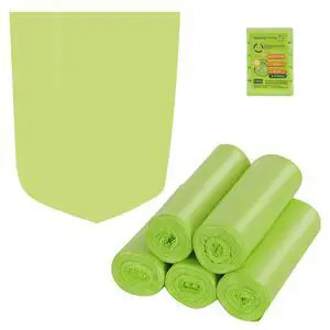 Trash Bags Biodegradable,4-6 Gallon Trash bags Recycling & Degradable Garbage Bags Compostable Bags Strong Rubbish Bags Wastebasket Liners Bags for Kitchen Bathroom Office Car(100 Counts,Green) Trash Bags Biodegradable,4-6 Gallon Trash bags Recycling & Degradable Garbage Bags Compostable Bags Strong Rubbish Bags Wastebasket Liners Bags for Kitchen Bathroom Office Car(100 Counts,Green)
