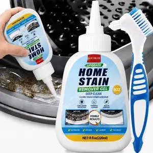 Stain Remover Gel 8 fl oz, Thick Formula with Nozzle & Brush Stain Remover Gel 8 fl oz, Thick Formula with Nozzle & Brush
