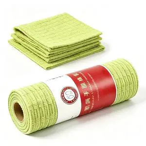 Disposable Kitchen Cleaning Cloths, Thick Dish Cloths, Super Absorbent Lint-Free Streak-Free Dish Rags, Oil-Resistant Reusable Kitchen Towels for Dishes Counters Sinks (Green, 20 Count (Pack of 1)) Disposable Kitchen Cleaning Cloths, Thick Dish Cloths, Super Absorbent Lint-Free Streak-Free Dish Rags, Oil-Resistant Reusable Kitchen Towels for Dishes Counters Sinks (Green, 20 Count (Pack of 1))