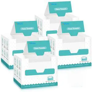 Face Towels, 200 Count Disposable Face Towelette Face Towels, 200 Count Disposable Face Towelette