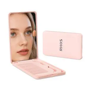 Folding Mirror with Comb, Pocket Makeup Mirror for Women and Kid Girls Folding Mirror with Comb, Pocket Makeup Mirror for Women and Kid Girls
