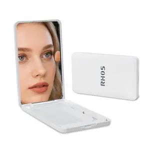 Folding Mirror with Comb, Pocket Makeup Mirror for Women and Kid Girls Folding Mirror with Comb, Pocket Makeup Mirror for Women and Kid Girls