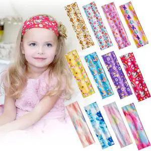 12 Pieces Wide Headbands for Girls Cute Elastic Butterfly Unicorn Tie Dye Floral Hair Bands No Slip Soft Heart Stretch Headbands Princess Hair Accessories for Children Kids Sports Yoga 12 Pieces Wide Headbands for Girls Cute Elastic Butterfly Unicorn Tie Dye Floral Hair Bands No Slip Soft Heart Stretch Headbands Princess Hair Accessories for Children Kids Sports Yoga