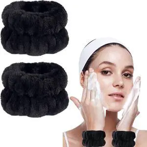 Wrist Bands for Washing Face, Arm Face Wash Wristbands, Wrist Towels Cuffs for Washing Face, Wrist Water Catcher, Microfiber Spa Skincare Sweat Wristbands for Women Wrist Bands for Washing Face, Arm Face Wash Wristbands, Wrist Towels Cuffs for Washing Face, Wrist Water Catcher, Microfiber Spa Skincare Sweat Wristbands for Women