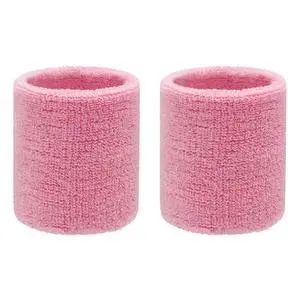 Sweatbands Sports Wristbands for Kids and Women - 3 inch Elastic Athletic Wrist Bands for Tennis, Basketball, Running, Working Out (Pink) Sweatbands Sports Wristbands for Kids and Women - 3 inch Elastic Athletic Wrist Bands for Tennis, Basketball, Running, Working Out (Pink)
