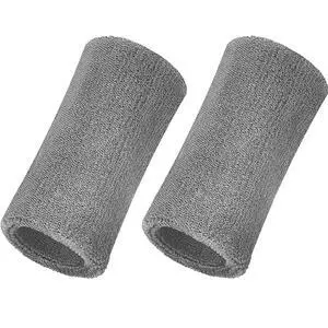 2 Pcs 6 Inch Wrist Sweatbands for Men and Women, Moisture Athletic Cotton Sweatband for Tennis, Basketball, Running 2 Pcs 6 Inch Wrist Sweatbands for Men and Women, Moisture Athletic Cotton Sweatband for Tennis, Basketball, Running