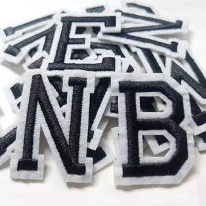 Iron on Letter Patches 52 Pieces,bfuee Letter Patches Alphabet Embroidered Patch A-Z,for Hats Shirts Jeans Bags Black Iron on Letter Patches 52 Pieces,bfuee Letter Patches Alphabet Embroidered Patch A-Z,for Hats Shirts Jeans Bags Black