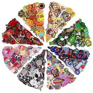 Embroidered Iron-on Patches Applique: 72Pcs Clothing Accessories Embroidered Iron-on Patches Applique: 72Pcs Clothing Accessories
