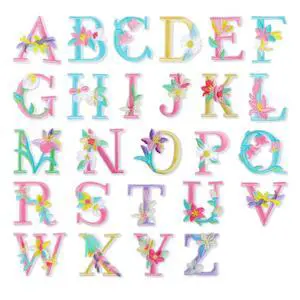 Iron on Letter Patches, 52 Pieces A-Z Iron-on Letters for Fabric Sew-on Flower Embroidery Alphabet Patch Iron on Embroidered Letter Patches for Clothing Shirts Jackets Hats Jeans Backpacks DIY Crafts Iron on Letter Patches, 52 Pieces A-Z Iron-on Letters for Fabric Sew-on Flower Embroidery Alphabet Patch Iron on Embroidered Letter Patches for Clothing Shirts Jackets Hats Jeans Backpacks DIY Crafts