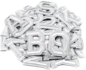 Iron On Letters, 52 Pcs Letter Patches with Ironed Adhesive Iron On Letters, 52 Pcs Letter Patches with Ironed Adhesive
