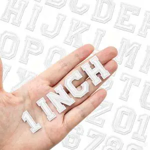 108PCS Iron on Letters and Numbers 1 inch Small Embroidered Letter Patches, A-Z & 0-9 Alphabet Applique for Clothing, Hats, Shirts, Bags, DIY Craft Decor, White 108PCS Iron on Letters and Numbers 1 inch Small Embroidered Letter Patches, A-Z & 0-9 Alphabet Applique for Clothing, Hats, Shirts, Bags, DIY Craft Decor, White