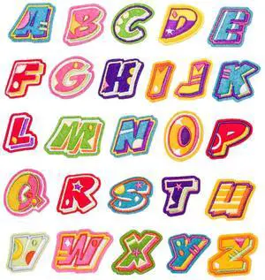 Sew or Iron on Embroidered Patches | Complete Alphabet A-Z with Colorful Designs | DIY Customization Enthusiasts | Kids Clothing Bags Backpacks Jacket Jeans | 1.3" Height 26PCs Pack Sew or Iron on Embroidered Patches | Complete Alphabet A-Z with Colorful Designs | DIY Customization Enthusiasts | Kids Clothing Bags Backpacks Jacket Jeans | 1.3" Height 26PCs Pack