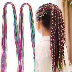 30Pcs Hair Strings for Braids Colorful Long Hair Wrap String for Girls Braids Braiding Hairstyle Accessories (32.3 Inch) 30Pcs Hair Strings for Braids Colorful Long Hair Wrap String for Girls Braids Braiding Hairstyle Accessories (32.3 Inch)
