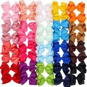 40PCS 4.5 Inch Hair Bows for Girls Toddler Hair Accessories in Pairs 40PCS 4.5 Inch Hair Bows for Girls Toddler Hair Accessories in Pairs