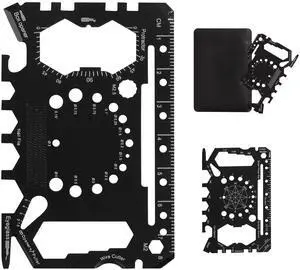 52 in 1 Slim Minimalist Survival Card Wallet Tool Card, Credit Card Size Multitool, Wallet Engineering Ruler Scale, Multitool Card Pocket Tool(Bottle Opener, Screwdrivers, Phone Stand & More), 1 Pcs 52 in 1 Slim Minimalist Survival Card Wallet Tool Card, Credit Card Size Multitool, Wallet Engineering Ruler Scale, Multitool Card Pocket Tool(Bottle Opener, Screwdrivers, Phone Stand & More), 1 Pcs