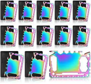 12 Pcs Credit Card Wallet Multitool,Colorful,Classic Style 12 Pcs Credit Card Wallet Multitool,Colorful,Classic Style